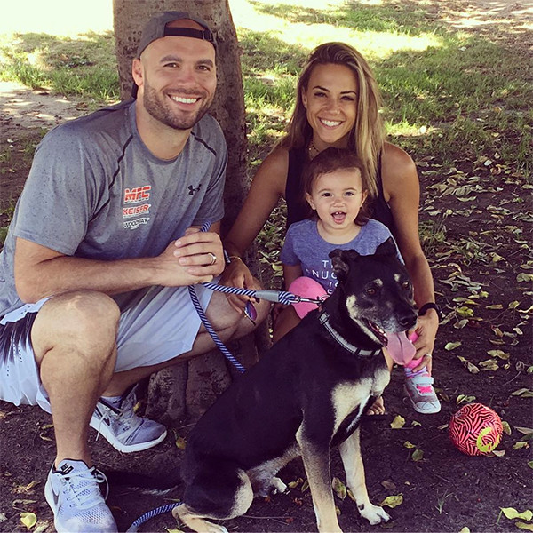 Jana Kramer, Mike Caussin, Daughter, Jolie, Dog